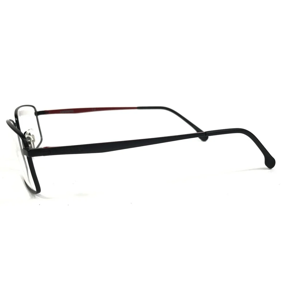 Carrera Eyeglasses Frames 8867 003 Matte Black Red Rectangle Titanium 55-18-145